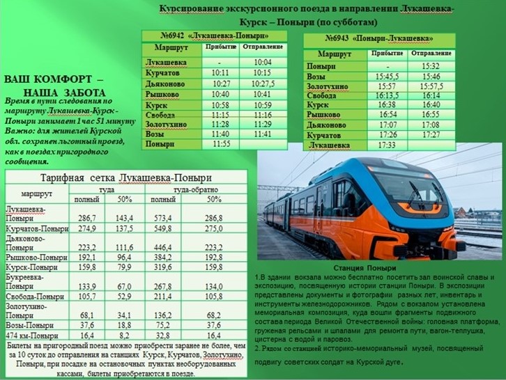 Расписание электричек курский москворечье